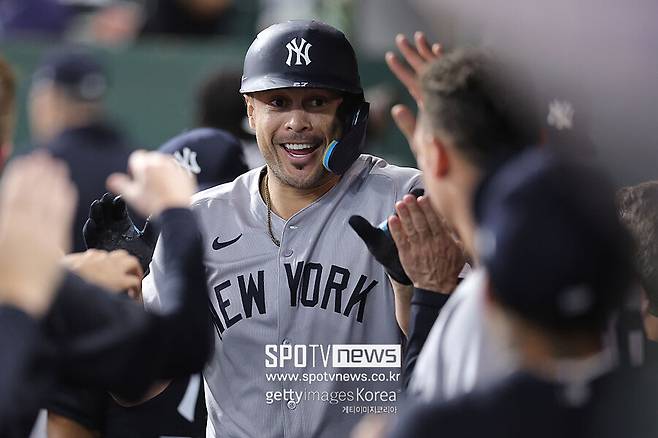 ▲ 올 시즌 부상으로 오랜 기간 결장했던 스탠튼은 복귀 후 홈런왕의 위용을 유감없이 드러내고 있다