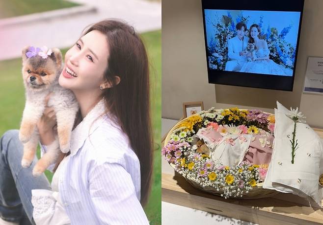 이다해와 반려견 그레이튼. 사진|이다해 SNS