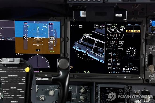 보잉 737-10 MAX 조종석. 기사와 직접 관련 없음 [로이터=연합뉴스 자료사진. 재판매 및 DB 금지]
