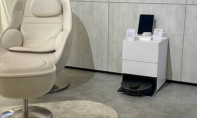 LG전자, 로봇청소기 신제품 전시 [촬영 한지은]