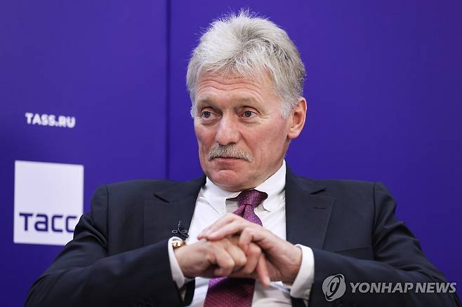 드미트리 페스코프 크렘린궁 대변인 [타스 연합뉴스. 재판매 및 DB 금지]