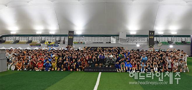 6일 오전 춘천송암스포츠타운 에어돔에서 열린 K리그 퀸컵 개막식. ⓒ헤드라인제주