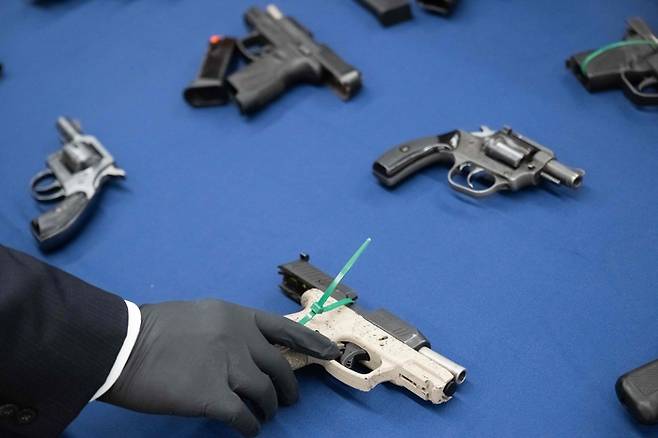 총기류. [AFP = 연합뉴스]