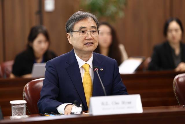 조현 외교부 장관. 연합뉴스