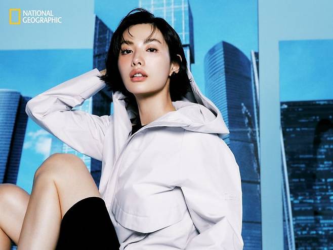 [서울=뉴시스] 내셔널지오그래픽 어패럴, 배우 나나 함께한 캠페인 화보 공개.(사진=내셔널지오그래픽 어패럴 제공) *재판매 및 DB 금지