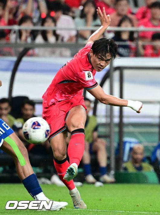 [OSEN=조은정 기자] 남자 축구 대표팀 오현규. 2025.06.10 /cej@osen.co.kr