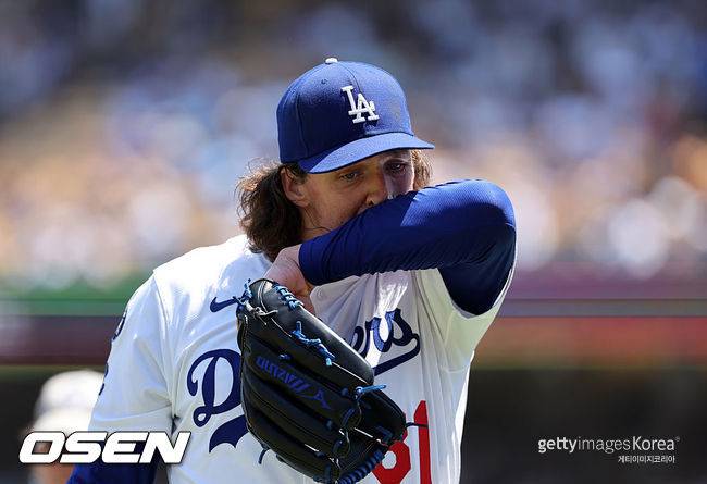 [사진] LA 다저스 타일러 글래스노우. ⓒGettyimages(무단전재 및 재배포 금지)