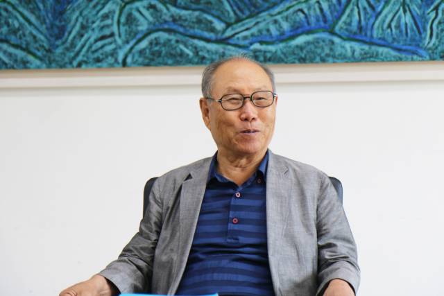 ▲ 푸르메재단을 찾은 권오록 기부자. ⓒ푸르메재단