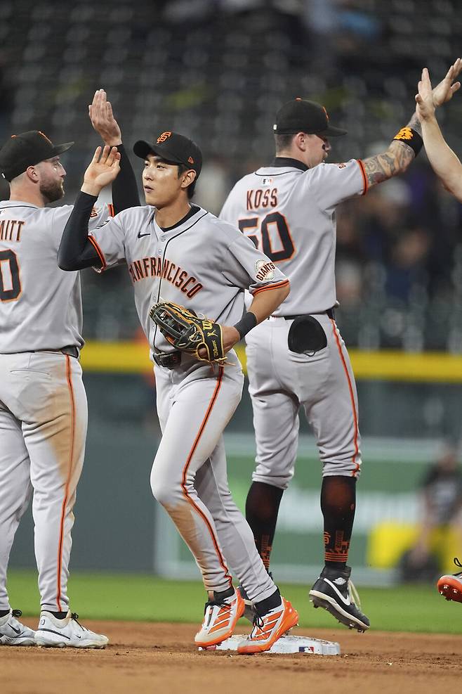 ▲ 이정후의 올라간 타격감과 함께 샌프란시스코의 상승세도 이어지고 있다. ⓒ연합뉴스/AP