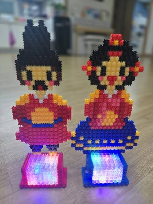 문서영 양이 직접 만든 무드등. /문서영 양 가족 제공