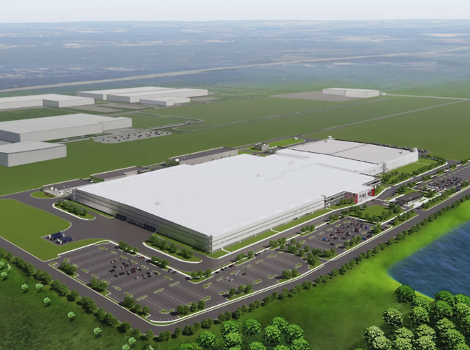 LG에너지솔루션과 현대차그룹의 미국 조지아주 서배너 배터리 합작 공장 조감도. (HL-GA 배터리 컴퍼니 제공)