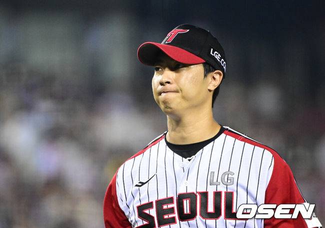 [OSEN=조은정 기자] LG 이정용. 2025.08.31 /cej@osen.co.kr