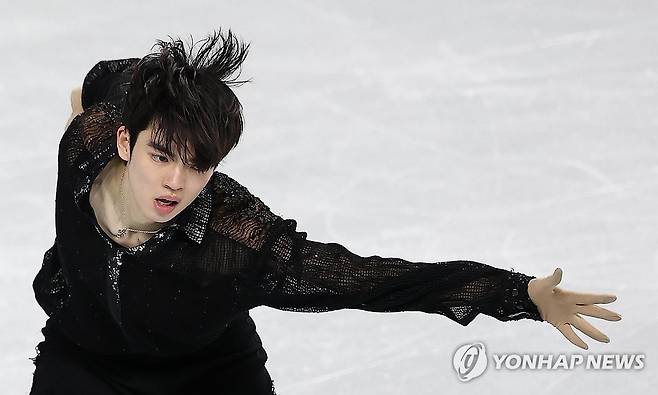 차준환 '눈빛 연기' [연합뉴스 자료사진]