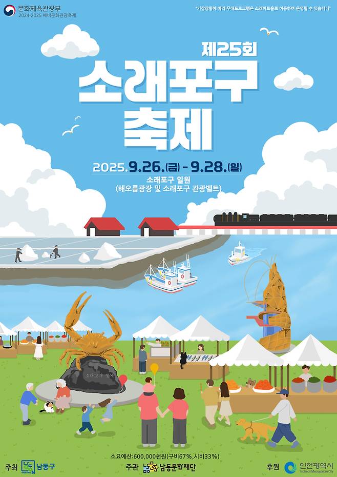 제25회 소래포구 축제 포스터.