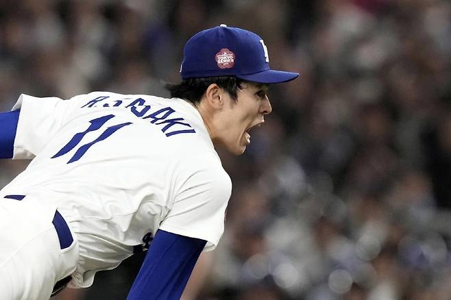 LA 다저스 사사키 로키. AP연합뉴스