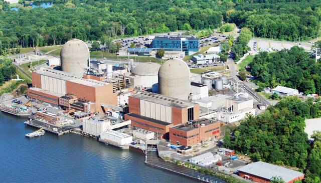 현대건설이 홀텍과 함께 원전해체 사업에 참여 중인 미국 인디안포인트(IPEC) 원전 전경. / 현대건설