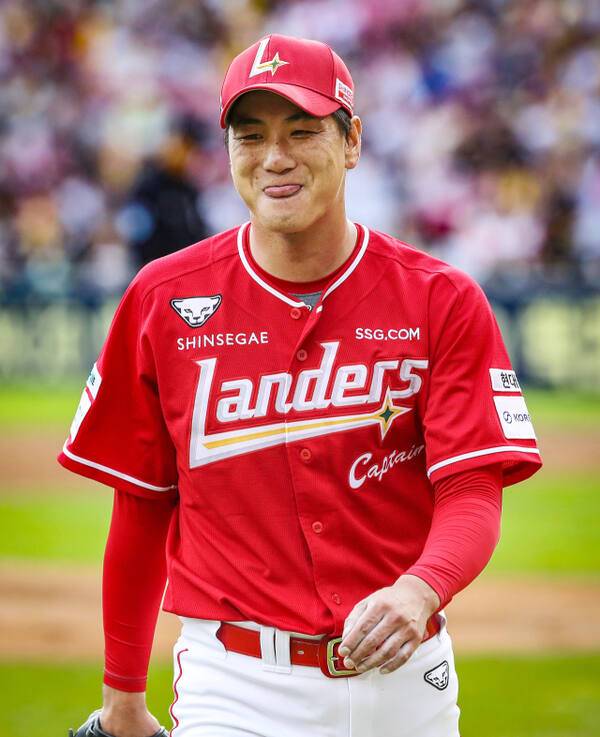 KBO리그 3번째로 2천 탈삼진을 기록한 SSG랜더스 김광현. SSG랜더스 제공