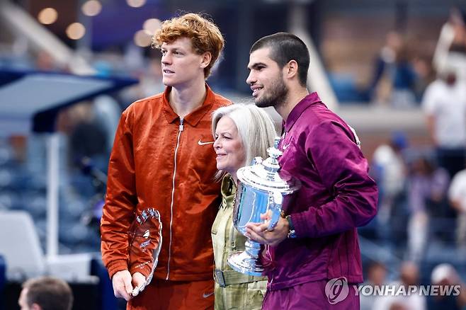 신네르(왼쪽)와 알카라스 [AFP=연합뉴스]