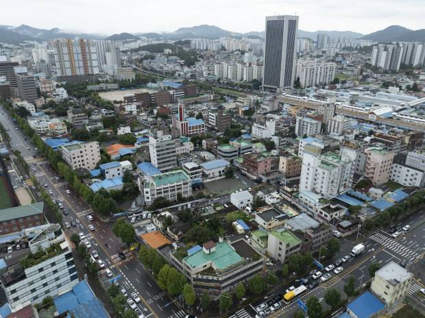 8일 오전 광주시 북구 누문동의 뉴스테이 사업 대상지 일대에서 토지 소유주들에 대한 강제 집행이 실시됐다. 북구 누문동 사업 대상지 전경. /최현배 기자 choi@kwangju.co.kr