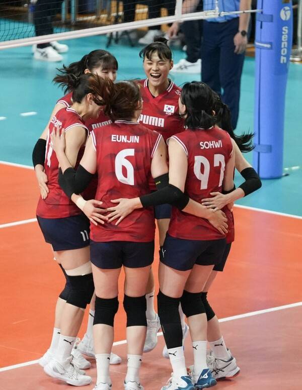 한국 여자배구 국가대표팀. 사진 | 대한배구협회