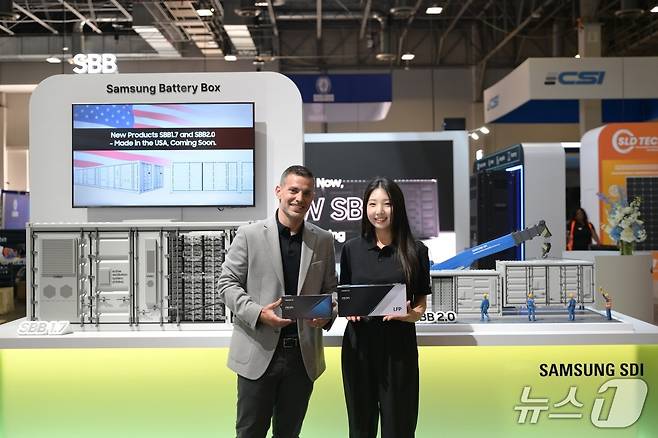 삼성SDI의 'RE+ 2025' 전시 부스