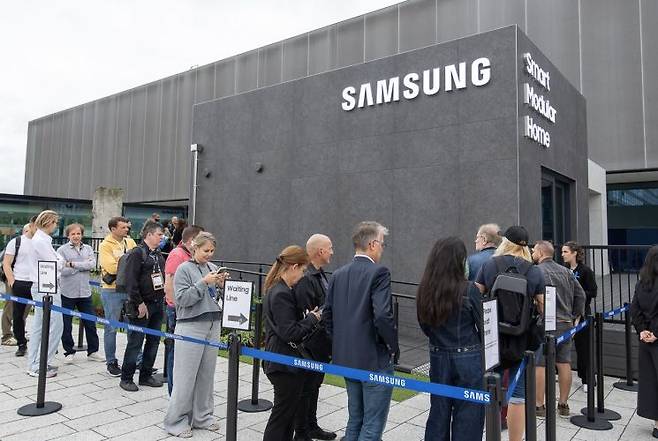 독일 베를린에서 열린 IFA 2025에서 삼성전자가 전시한 스마트 모듈러 홈 솔루션. 삼성전자.