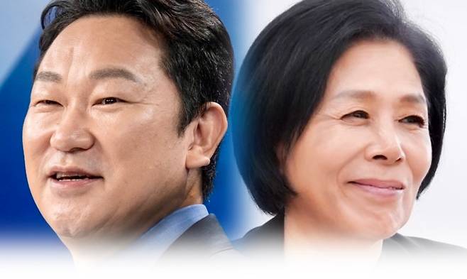 곽상언 더불어민주당 의원(왼쪽), 최민희 의원.