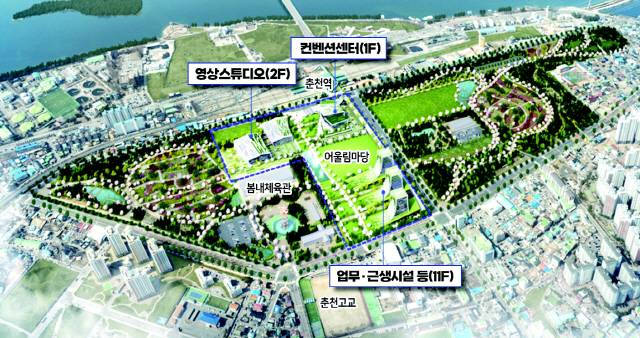 ▲ 캠프페이지 도시재생혁신지구 조감도