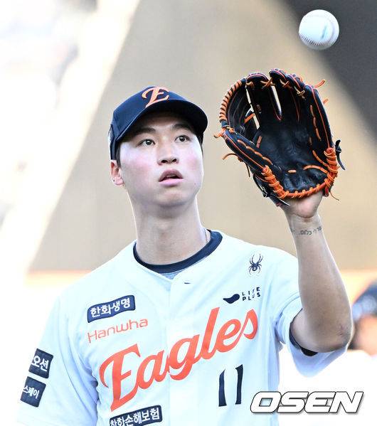 [OSEN=이대선 기자] 한화 엄상백. 2025.07.08 /sunday@osen.co.kr