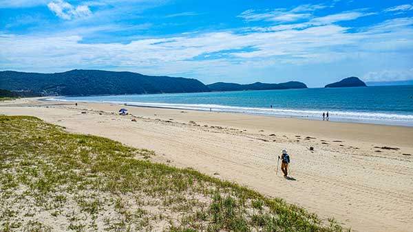 해양 치유의 중심에 있는 명사십리해변.