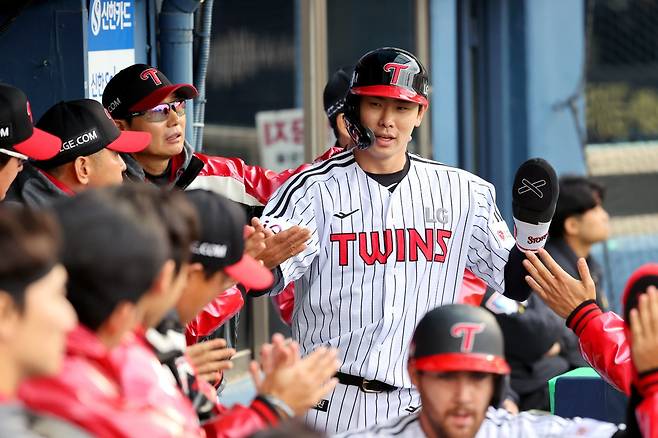 LG 홍창기는 9일 이천 두산과 2군 경기에서 1번 지명타자로 선발출전해 1타수 무안타 1볼넷을 기록했다. 120일 만에 실전 경기에 나서며 본격적으로 1군 콜업을 준비한다. 사진제공|LG 트윈스