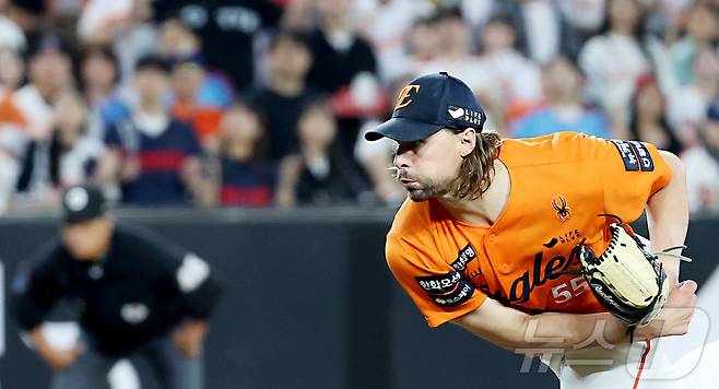 한화 이글스 외국인 투수 라이언 와이스. 2025.5.23/뉴스1 ⓒ News1 김기남 기자