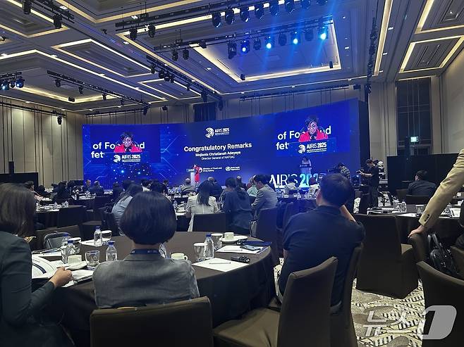 10일 인천 중구 인스파이어 호텔에서 열린 'AIRIS 2025' 행사 전경. 2025.9.10/뉴스1 ⓒ News1 문대현 기자