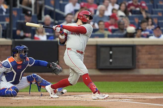 카일 슈와버는 필라델피아 구단 역사상 두 번째로 50홈런 타자가 됐다. Imagn Images연합뉴스