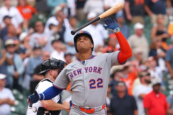 뉴욕 메츠 후안 소토가 올시즌 첫 30홈런-30도루의 주인공이 됐다. AFP연합뉴스