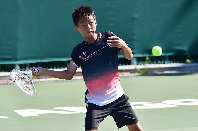 남자 12세부 단식 우승 이예성(사진/황서진 기자)