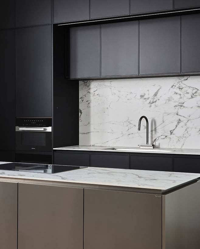 한솔홈데코의 맴브레인 도어. 한솔홀딩스 제공