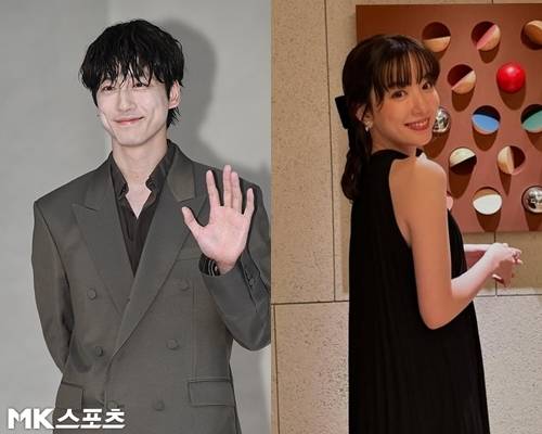 일본 배우 사카구치 켄타로(34)가 양다리 의혹이 불거졌다.  사진=천정환 기자, 나가노 메이 SNS