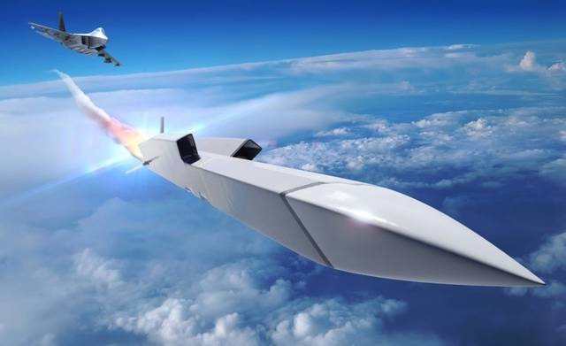양산에 들어간 국산  초음속 전투기 KF-21이 초음속 공대함 미사일을 원거리에서 발사하는 장면을 가상한 그래픽. 국방과학연구소(ADD) 제공