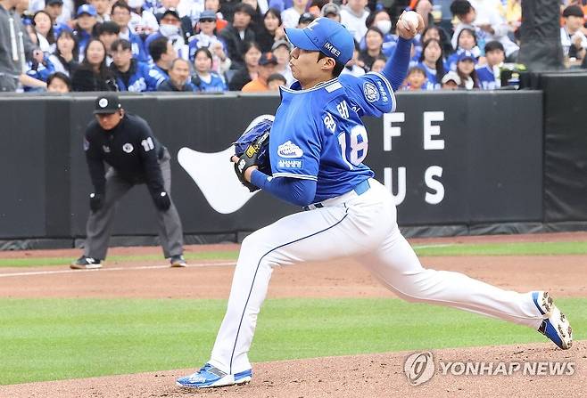 삼성 원태인 [연합뉴스 자료사진]