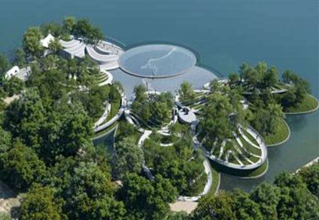 수상공연장 조감도.