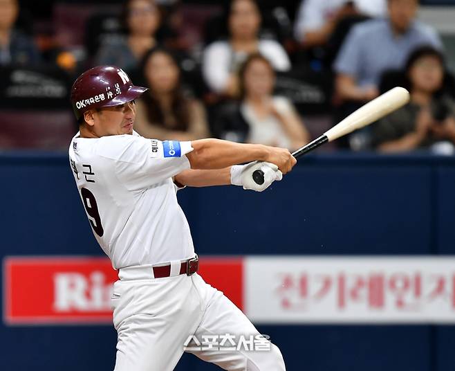 2018시즌 넥센 시절 이택근. 사진 | 스포츠서울DB