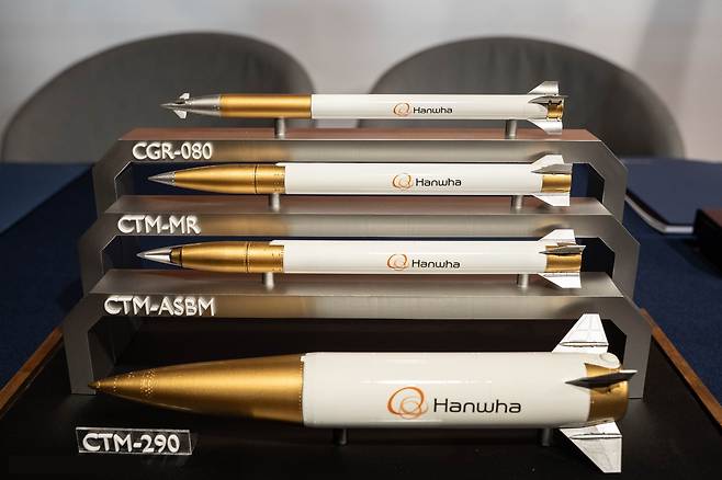 다연장로켓 천무 유도미사일 /한화에어로스페이스 제공