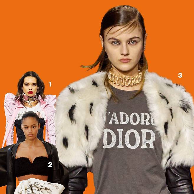 1 DSQUARED2 2 GIVENCHY 3 DIOR