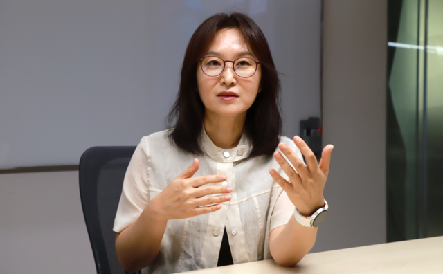 오성미 한국마이크로소프트(MS) AI비즈니스솔루션즈 총괄 팀장이 11일 디지털타임스와 인터뷰하고 있다. MS 제공