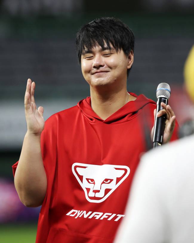 후반기 압도적인 모습으로 SSG 불펜의 중심을 잡아주는 김민. SSG 제공