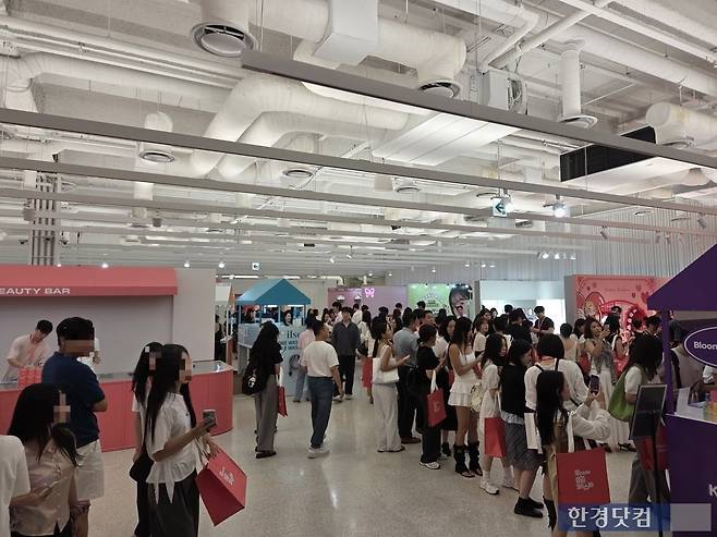 지난달 서울 성수동에서 진행된 무신사 뷰티페스타 현장. /사진=박수림 기자