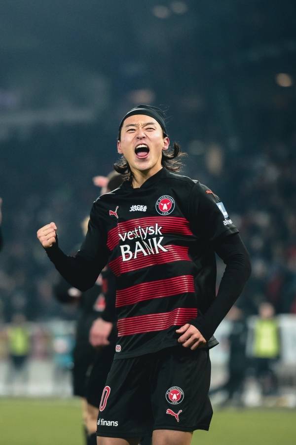 조규성. 사진=미트윌란 SNS