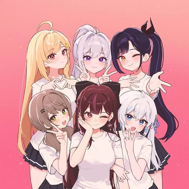 가상 걸그룹 ‘이세계아이돌’ [KT지니뮤직]