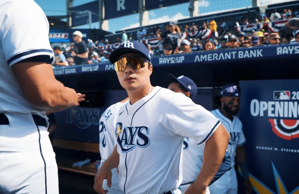 탬파베이 시절 김하성(사진=탬파베이 레이스 SNS)